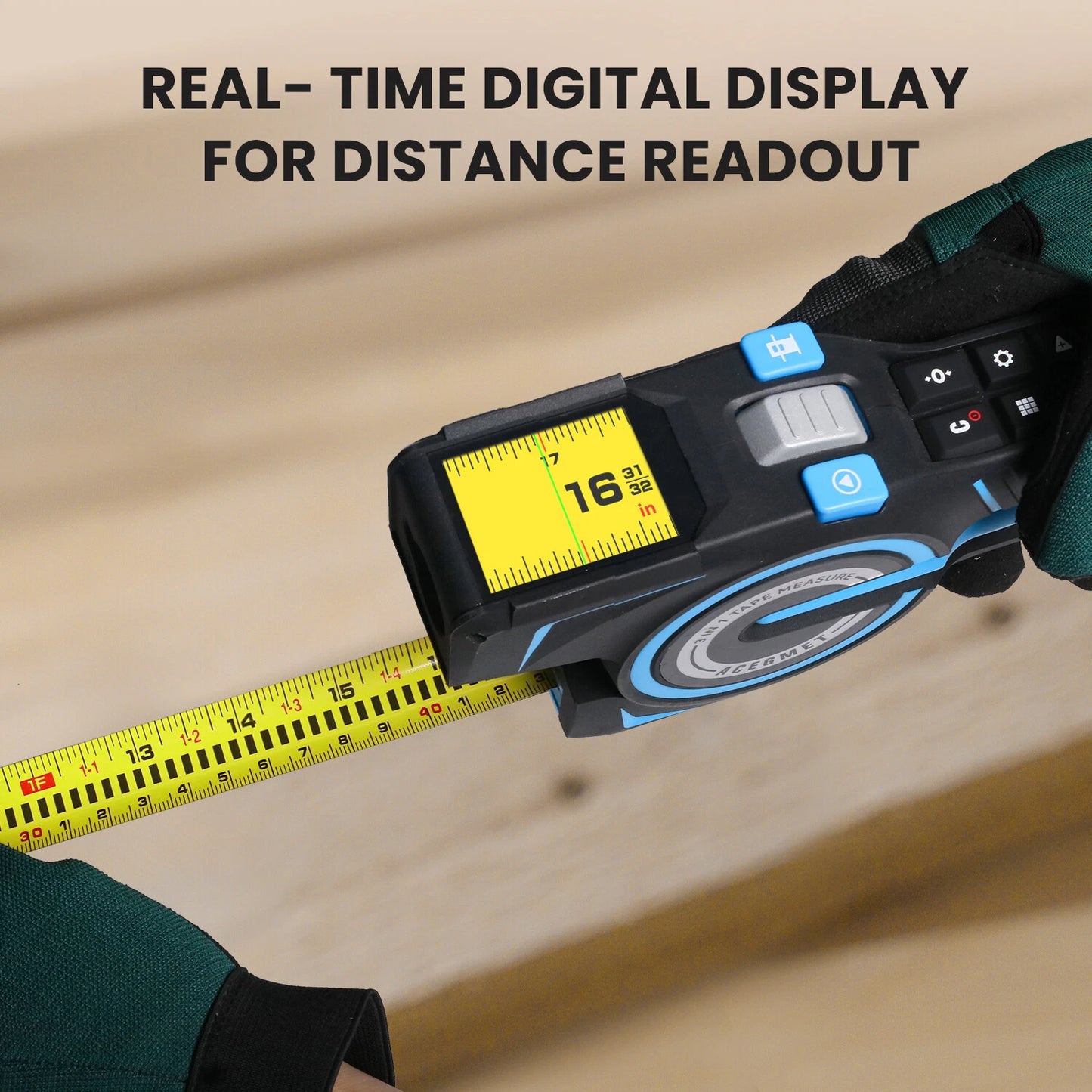 Measure, Record & Share Instantly – Bluetooth 3-in-1 Digital Tape Measure
